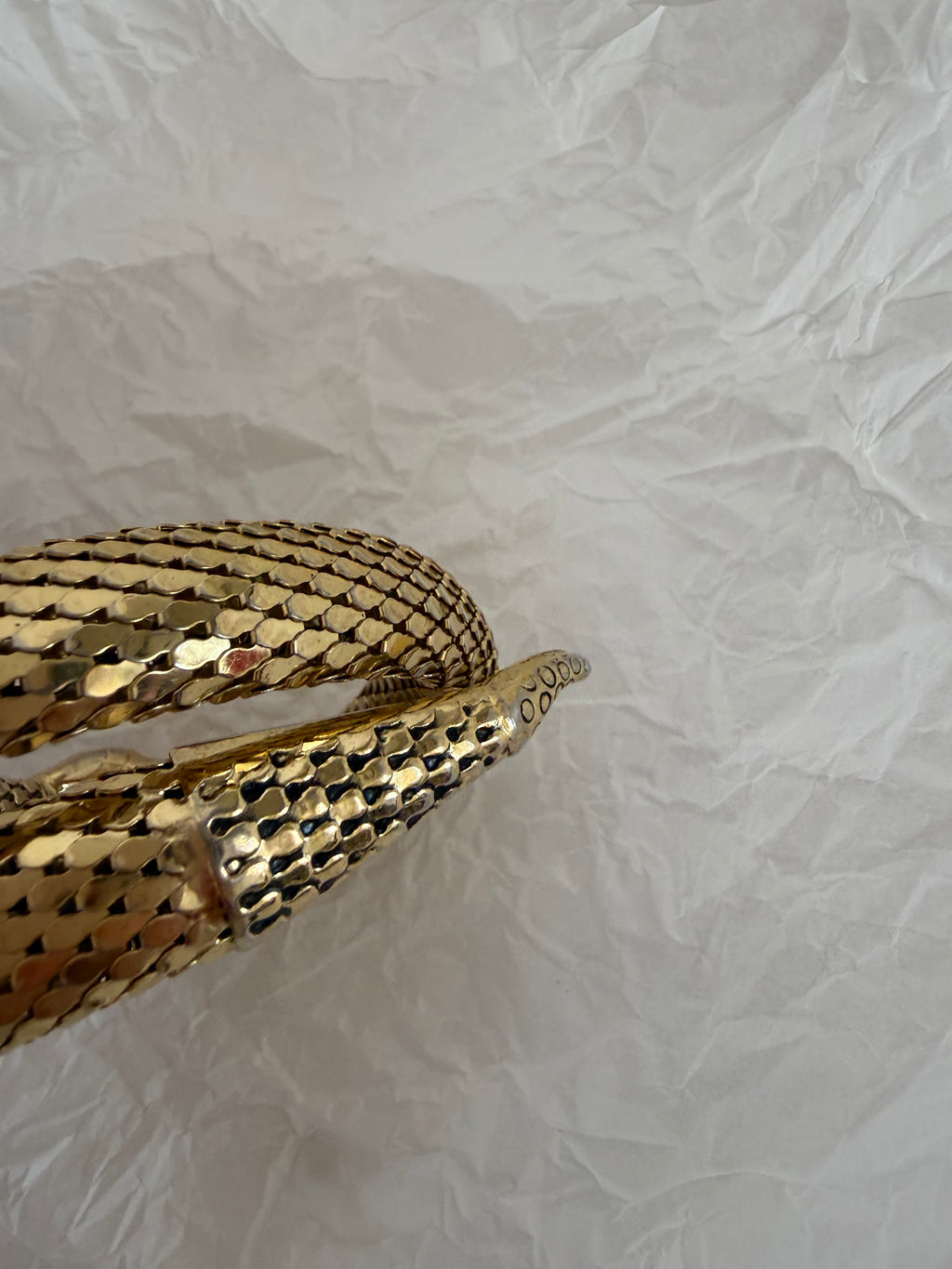 Whiting & Davis snake arm bracelet 60s 70s