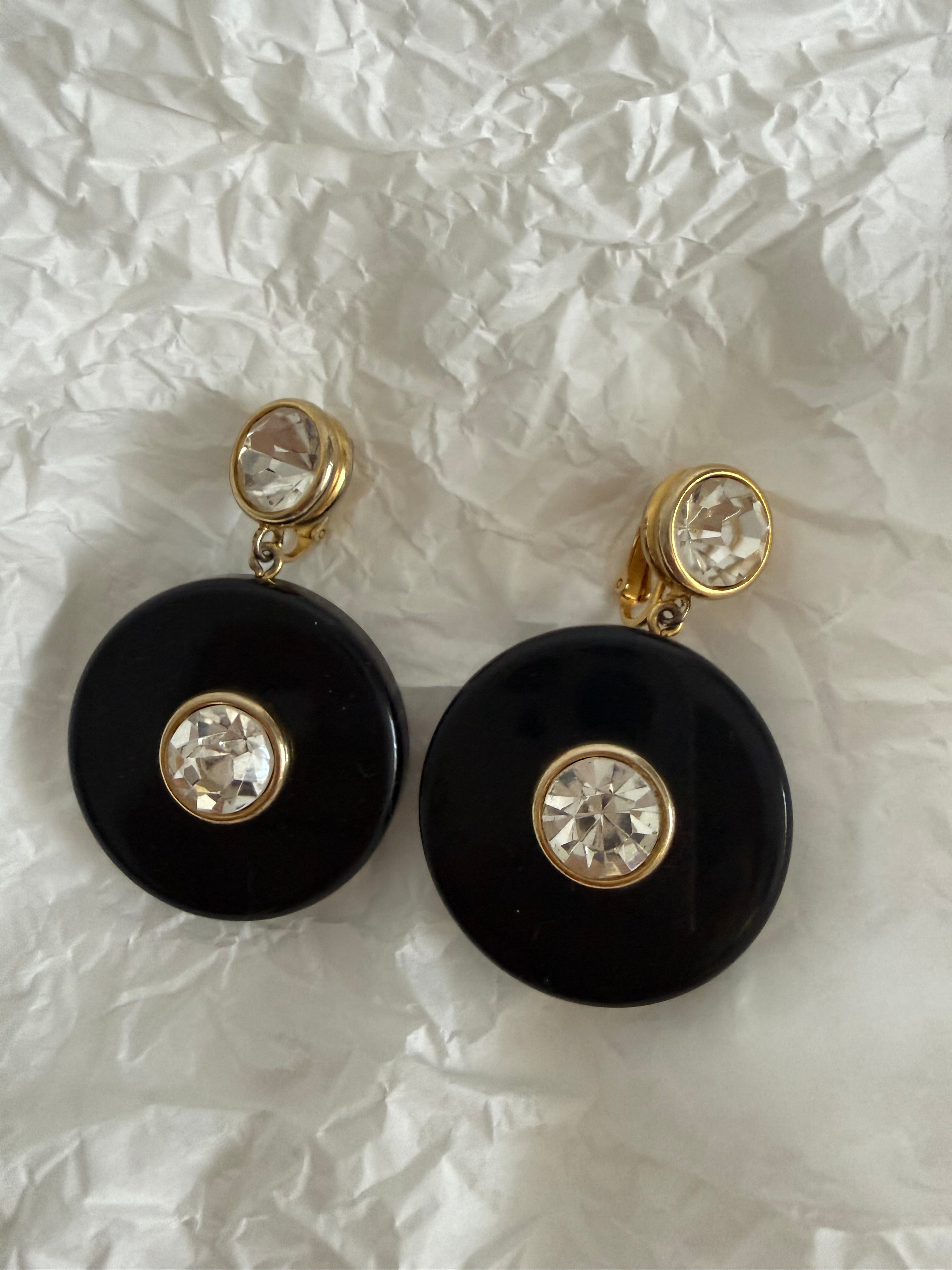 Valentino clip earrings vintage 90s