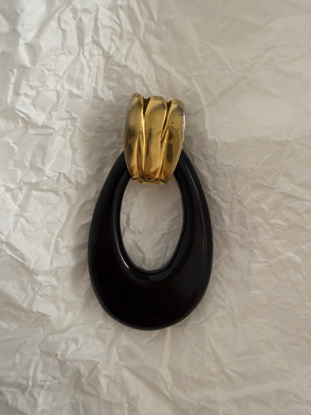 Valentino vintage golden single earring