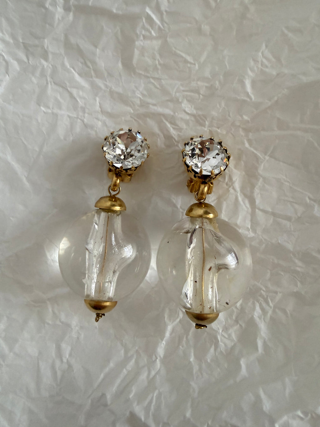Rare Gianfranco Ferré early 90s set bracelet and earrings