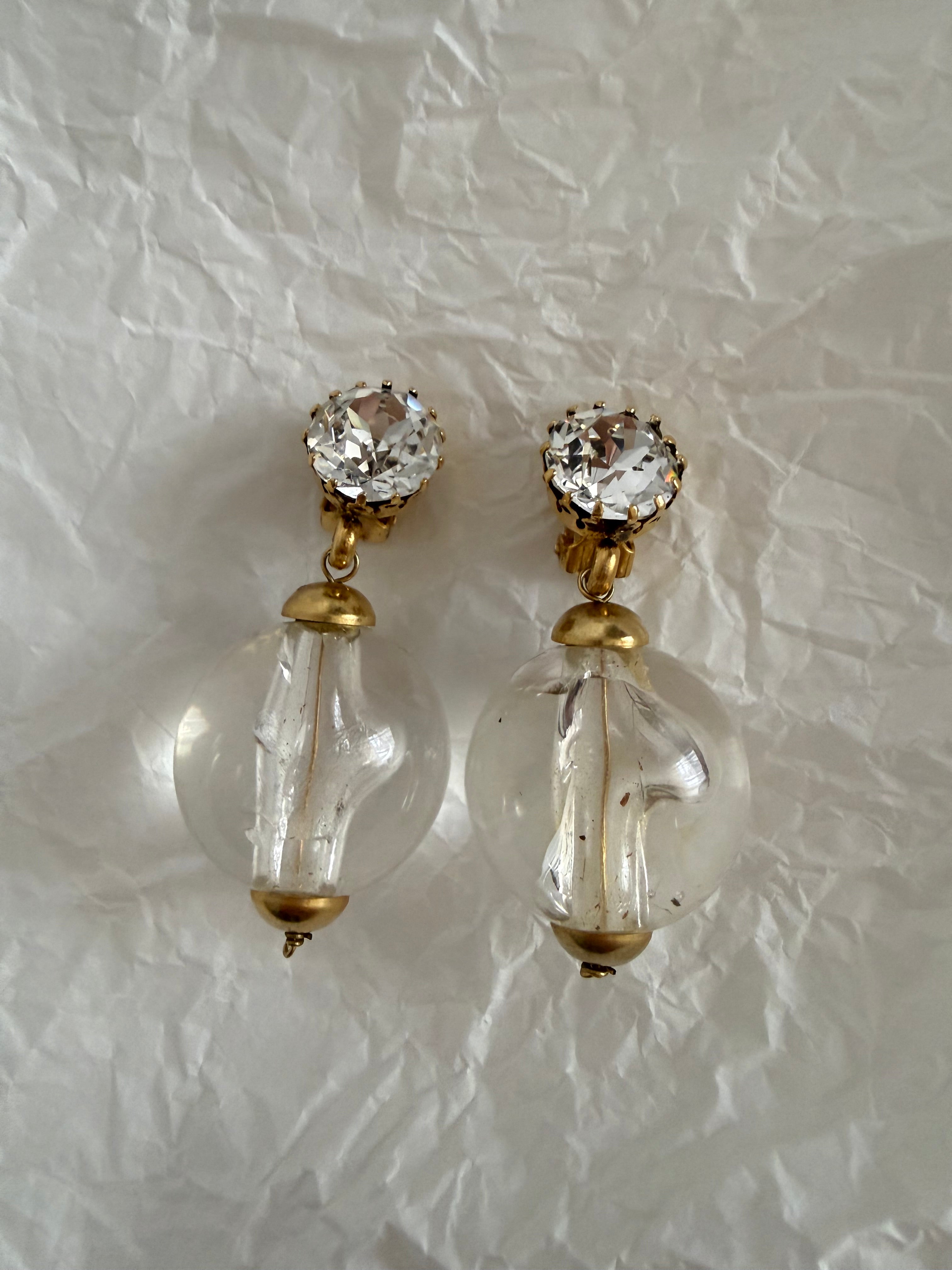 Rare Gianfranco Ferré early 90s set bracelet and earrings