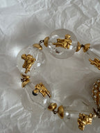 Rare Gianfranco Ferré early 90s set bracelet and earrings