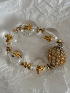 Rare Gianfranco Ferré early 90s set bracelet and earrings