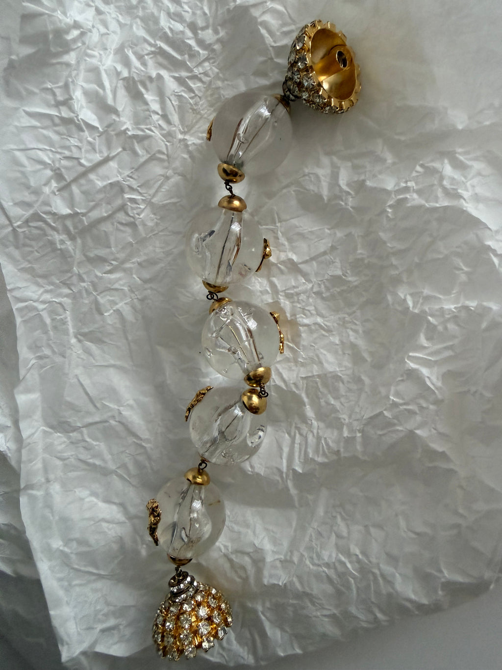 Rare Gianfranco Ferré early 90s set bracelet and earrings