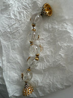 Rare Gianfranco Ferré early 90s set bracelet and earrings