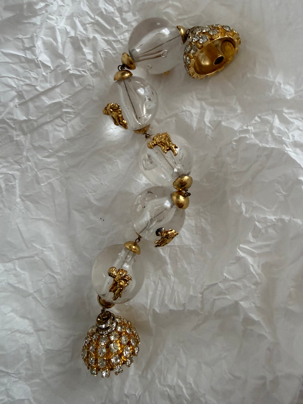 Rare Gianfranco Ferré early 90s set bracelet and earrings