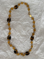 Vintage 90s necklace turtle gold chain