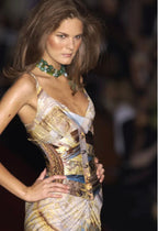 Roberto Cavalli SS 2003 Runway baroque museum print stole