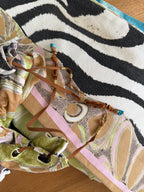 Top blouse Roberto Cavalli SS 2004 zebra floral print