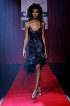 Just Cavalli FW 2005 black dress under the knee