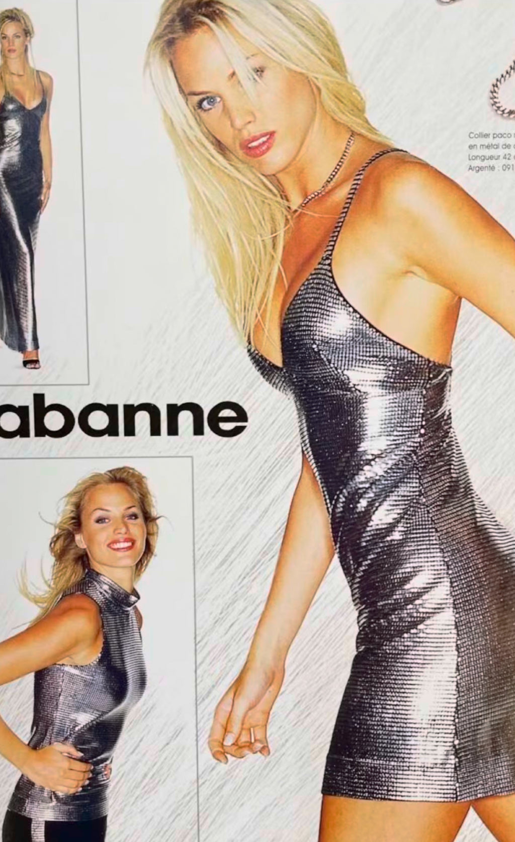 Paco Rabanne 90s rare mini dress