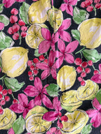 Blumarine summer lemon print vintage skirt