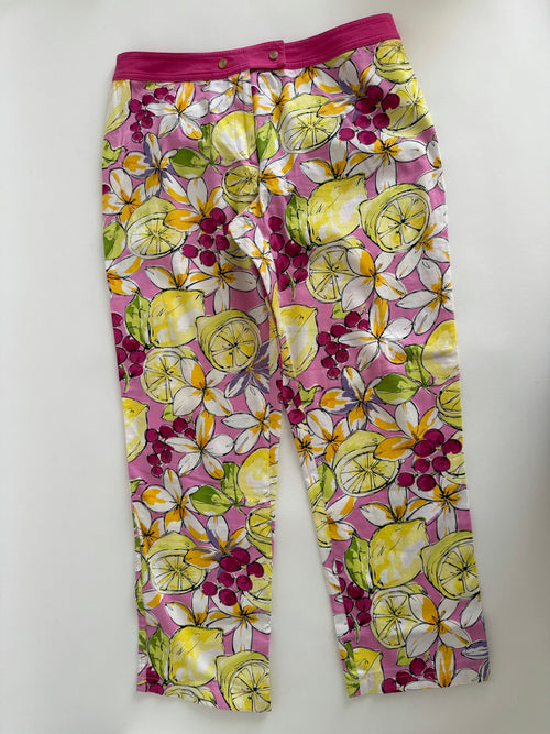 Blumarine Blumarine capri pants lemon print vintage pants Emilia Archive Vintage