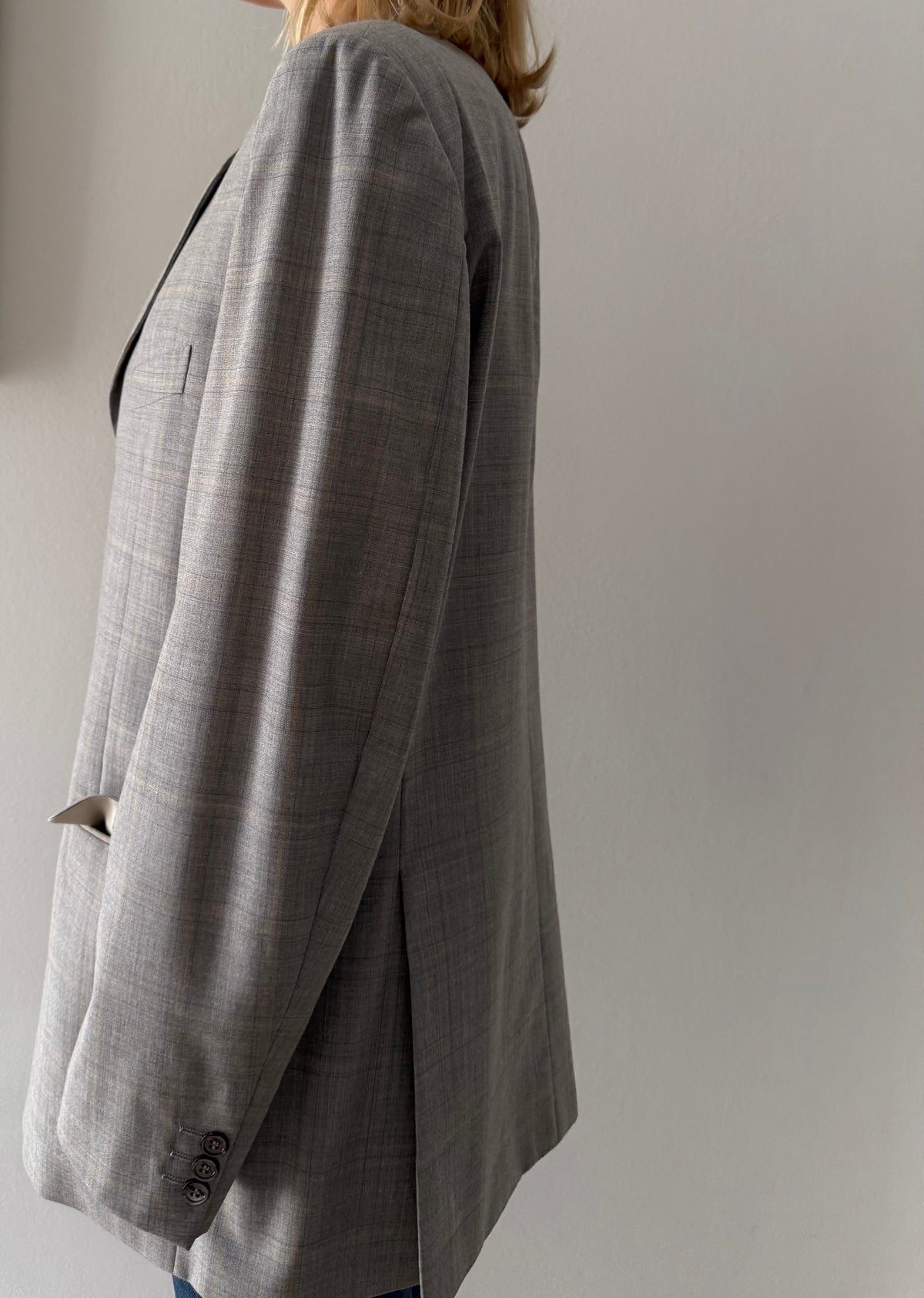 Yves Saint Laurent wool blazer jacket men woman size