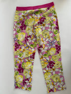 Blumarine capri pants lemon print vintage