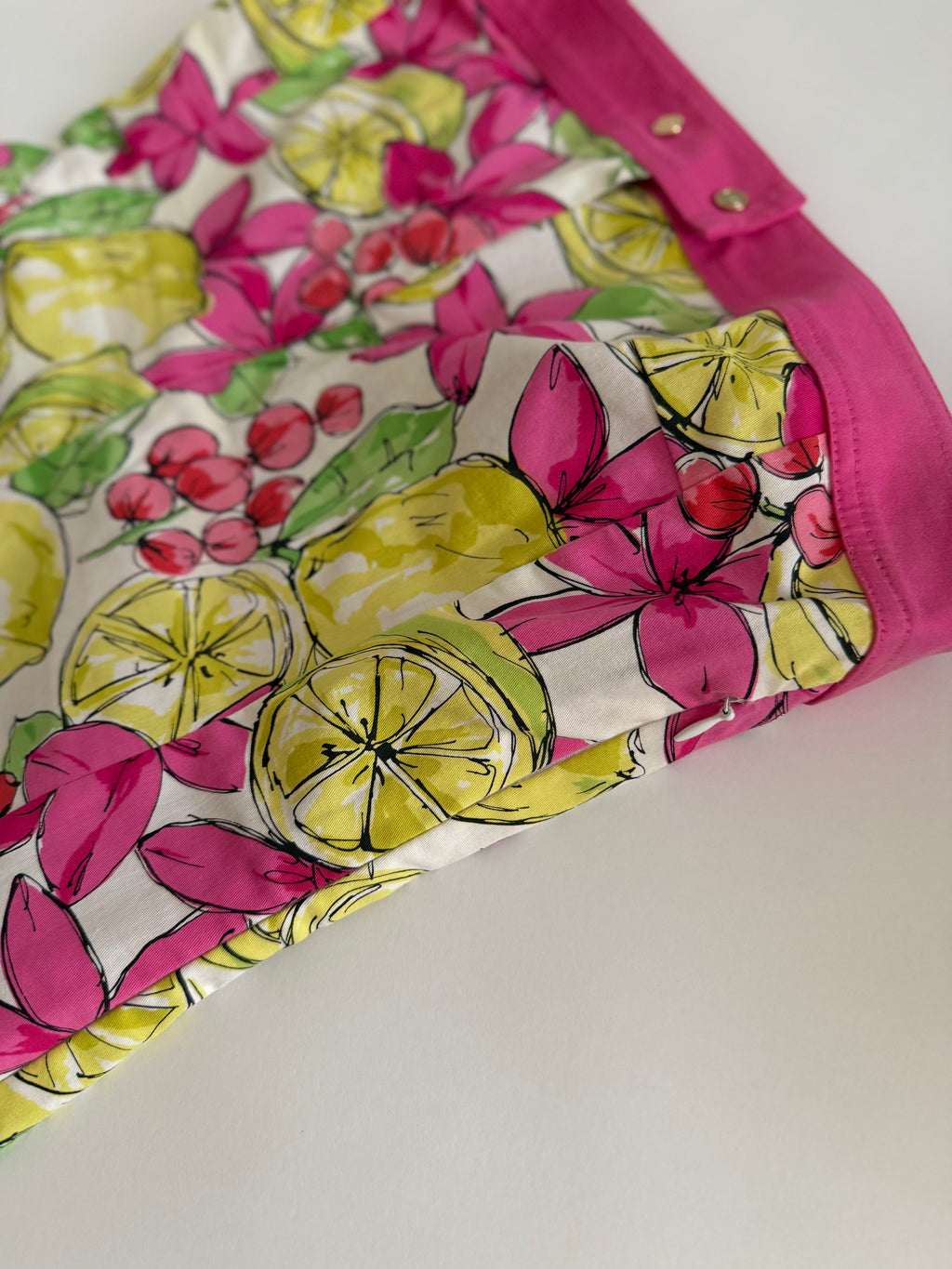 Blumarine summer mini dress lemon print vintage