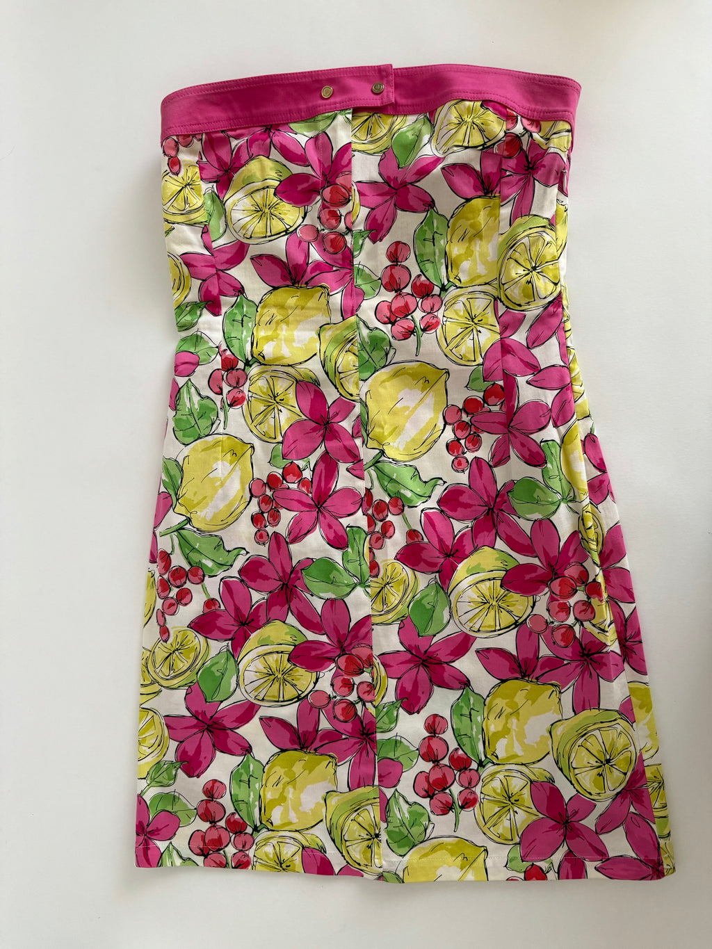 Blumarine summer mini dress lemon print vintage