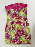 Blumarine summer mini dress lemon print vintage