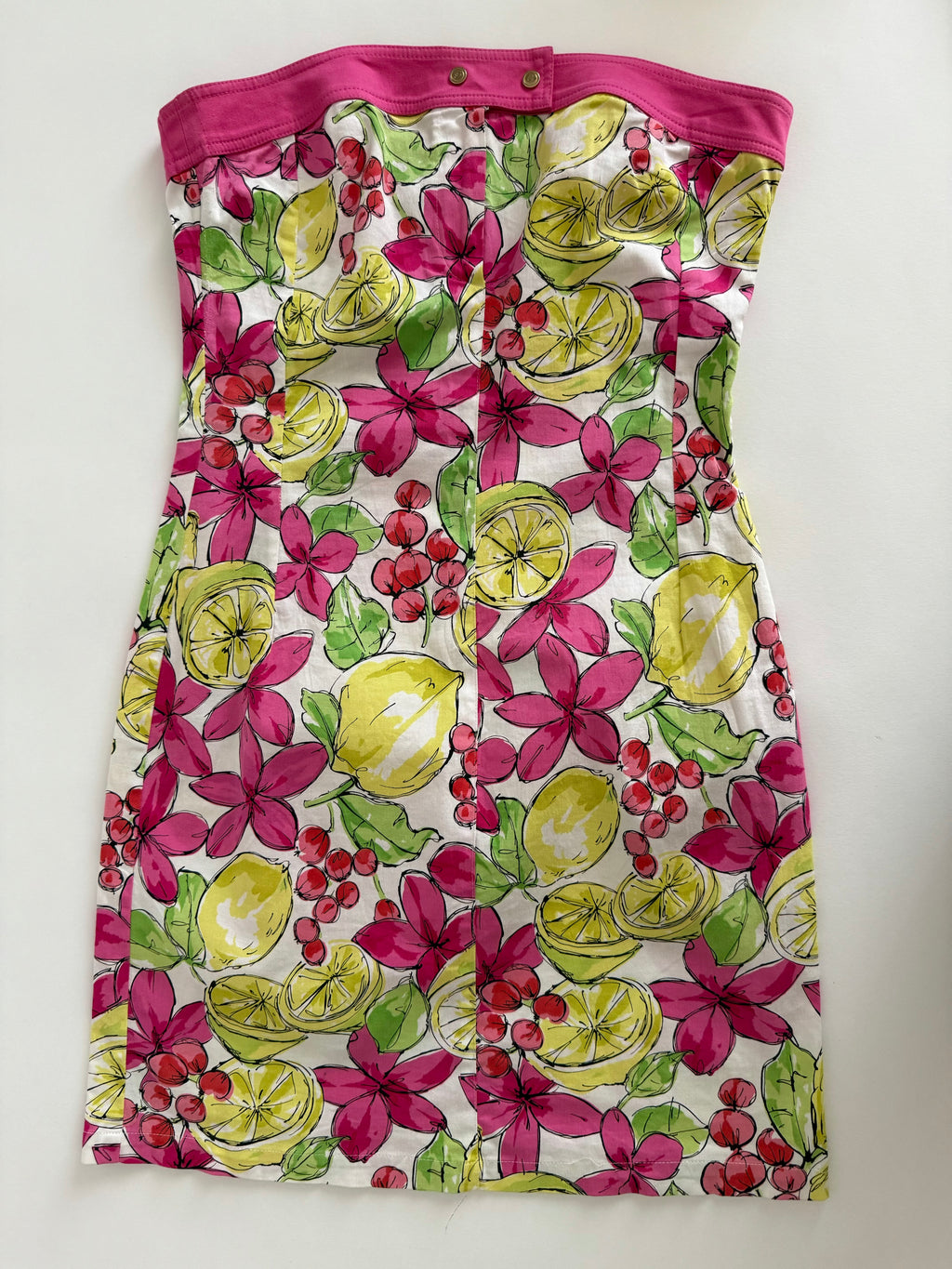 Blumarine summer mini dress lemon print vintage