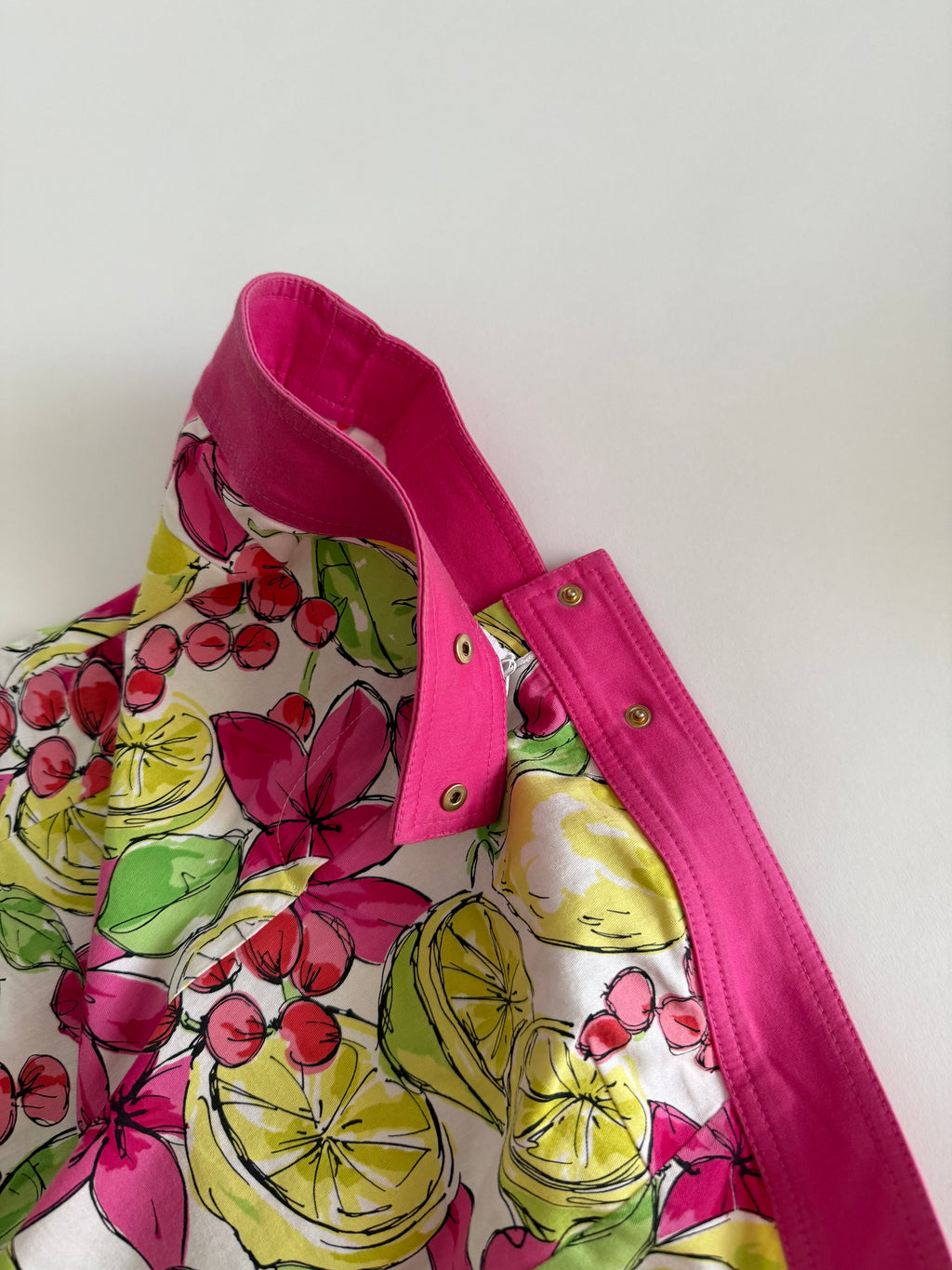 Blumarine summer mini dress lemon print vintage