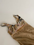 Roberto Cavalli SS 2004 zebra silk knee-length dress