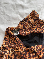 Roberto Cavalli SS 2003 Runway tortoiseshell print silk dress