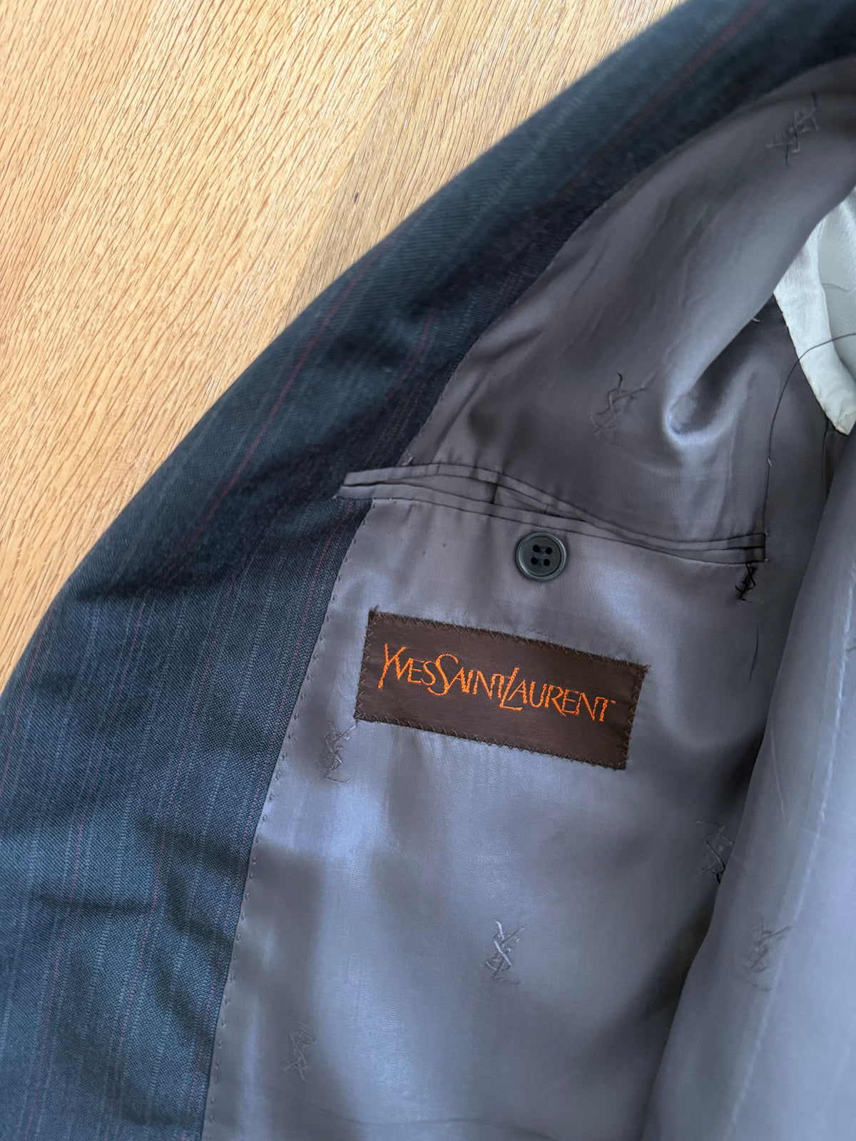 Yves Saint Laurent men classic jacket 90s
