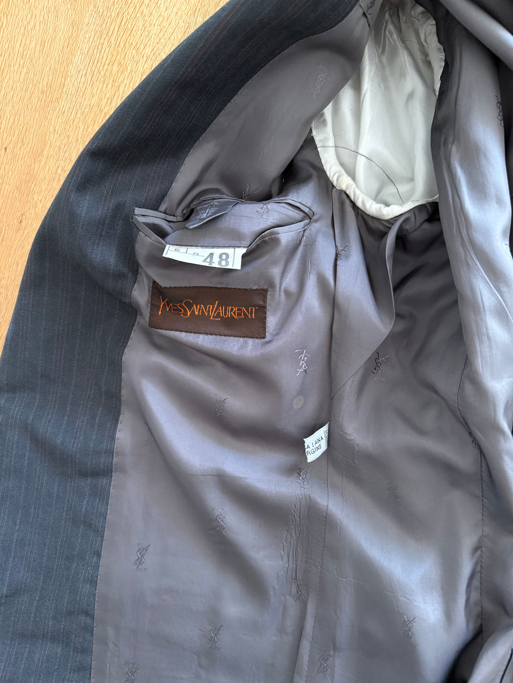 Yves Saint Laurent men classic jacket 90s