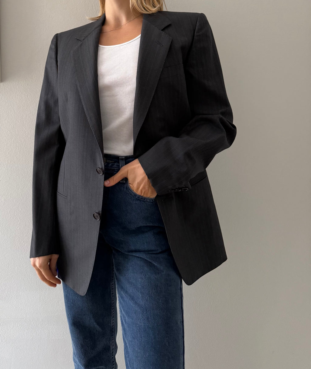 Yves Saint Laurent men classic jacket 90s