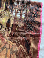 Roberto Cavalli SS 2003 Runway baroque museum print stole