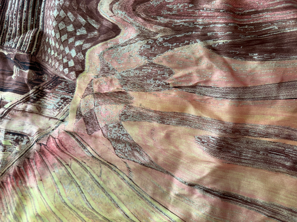 Roberto Cavalli SS 2003 Runway baroque museum print stole