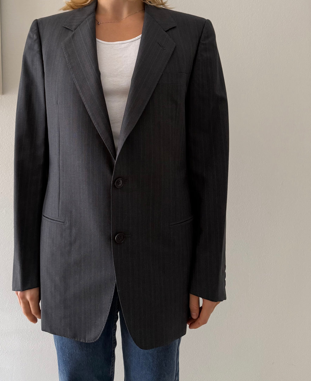 Yves Saint Laurent men classic jacket 90s