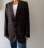 Rare men Yves Saint Laurent 90s wool blazer oversize 