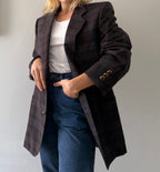 Rare men Yves Saint Laurent 90s wool blazer oversize 