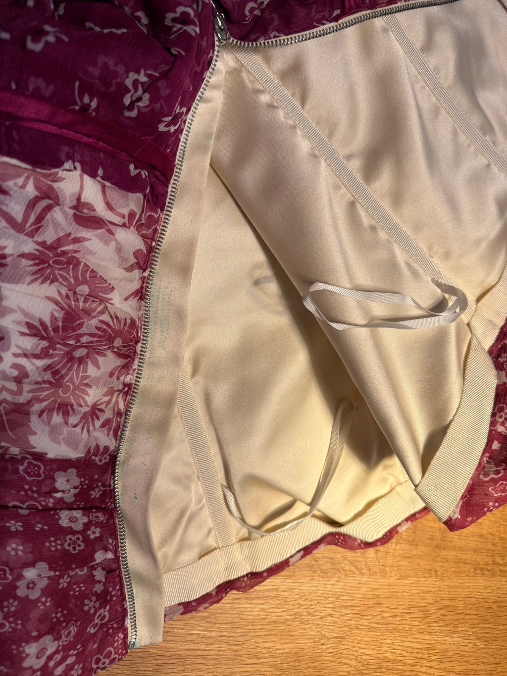 D&g silk bustier dress 2000s