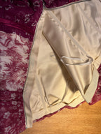 D&g silk bustier dress 2000s
