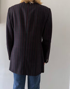 Yves Saint Laurent 90s multicolor wool blazer 