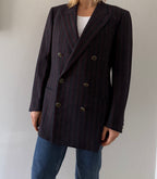 Yves Saint Laurent 90s multicolor wool blazer 