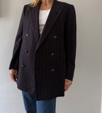 Yves Saint Laurent 90s multicolor wool blazer 