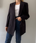 Yves Saint Laurent 90s multicolor wool blazer 