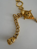 Gianni Versace gold mask belt medusa SS 1992 circa
