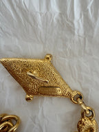 Gianni Versace gold mask belt medusa SS 1992 circa