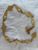 Gianni Versace gold mask belt medusa SS 1992 circa