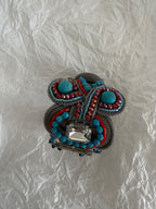 Bracelet multicolor stones beads vintage