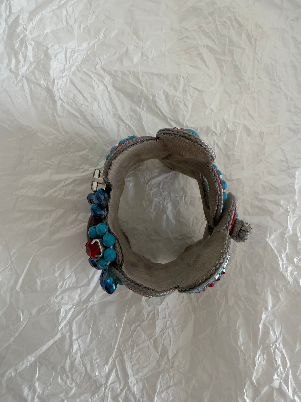 Bracelet multicolor stones beads vintage