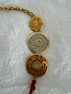 Gianni Versace gold music belt 1991 circa