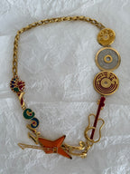 Gianni Versace gold music belt 1991 circa