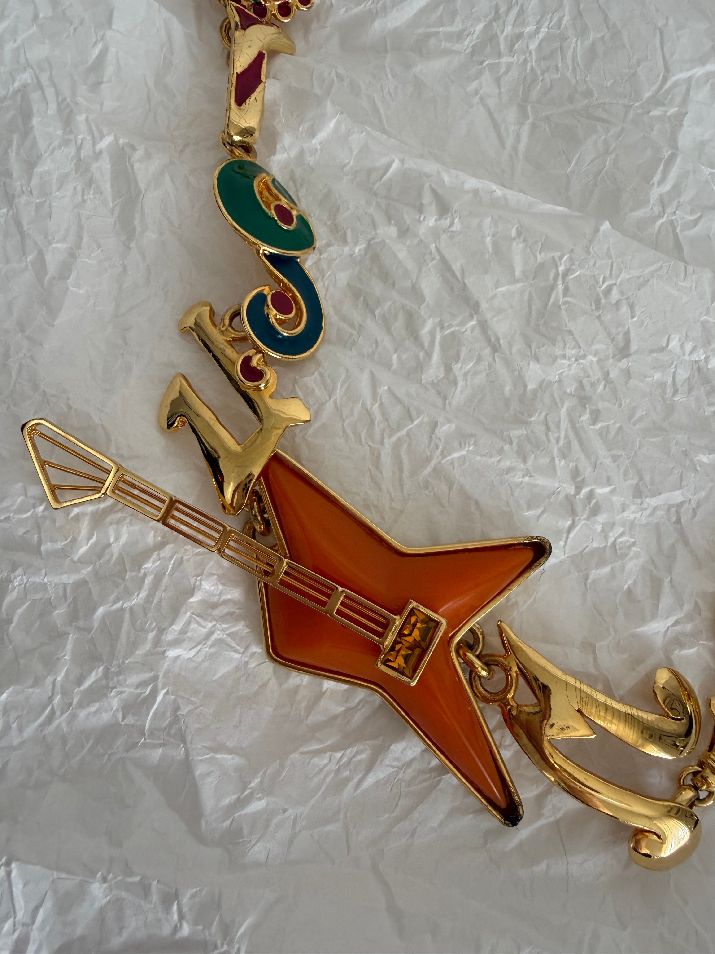 Gianni Versace gold music belt 1991 circa
