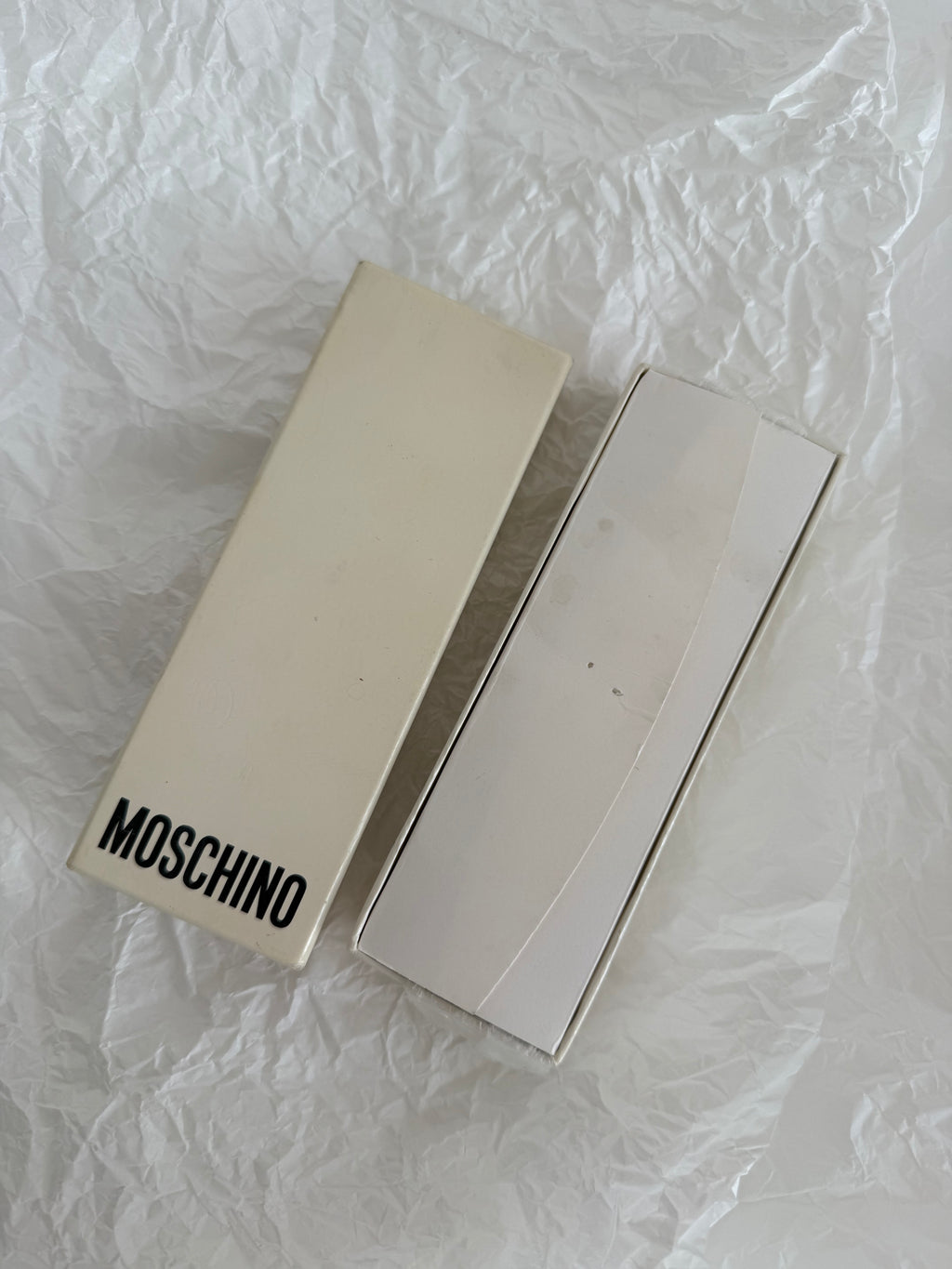 Rare Moschino gold brooch fork & spoon 1989 vintage