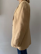 Yves Saint Laurent beige cotton blazer 90s